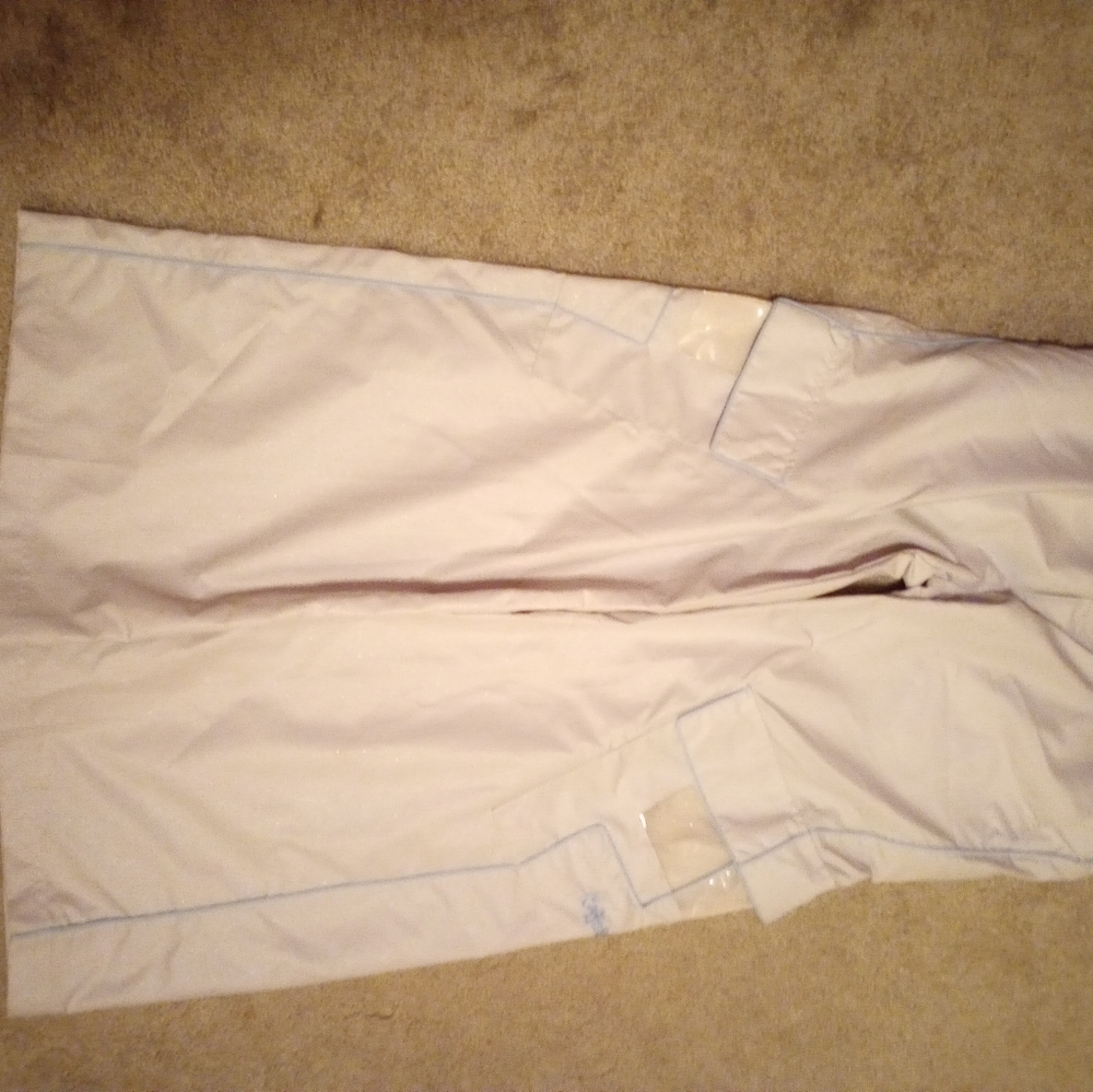 EUC gray glittery Caffeine size medium 32" waist raver parachute pants